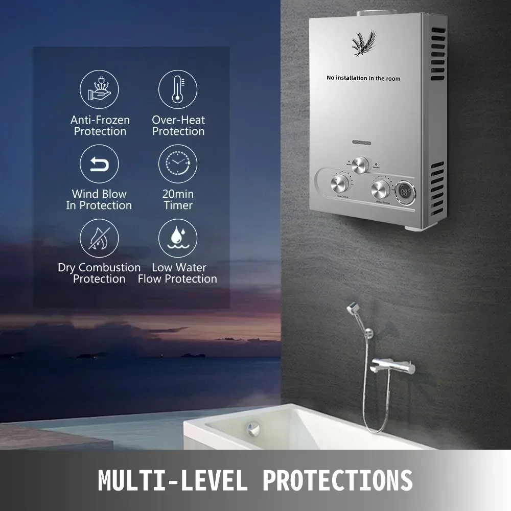 LPG Gas Water Heater 6L 8L 10L - Home Cooking Gas recension och pris