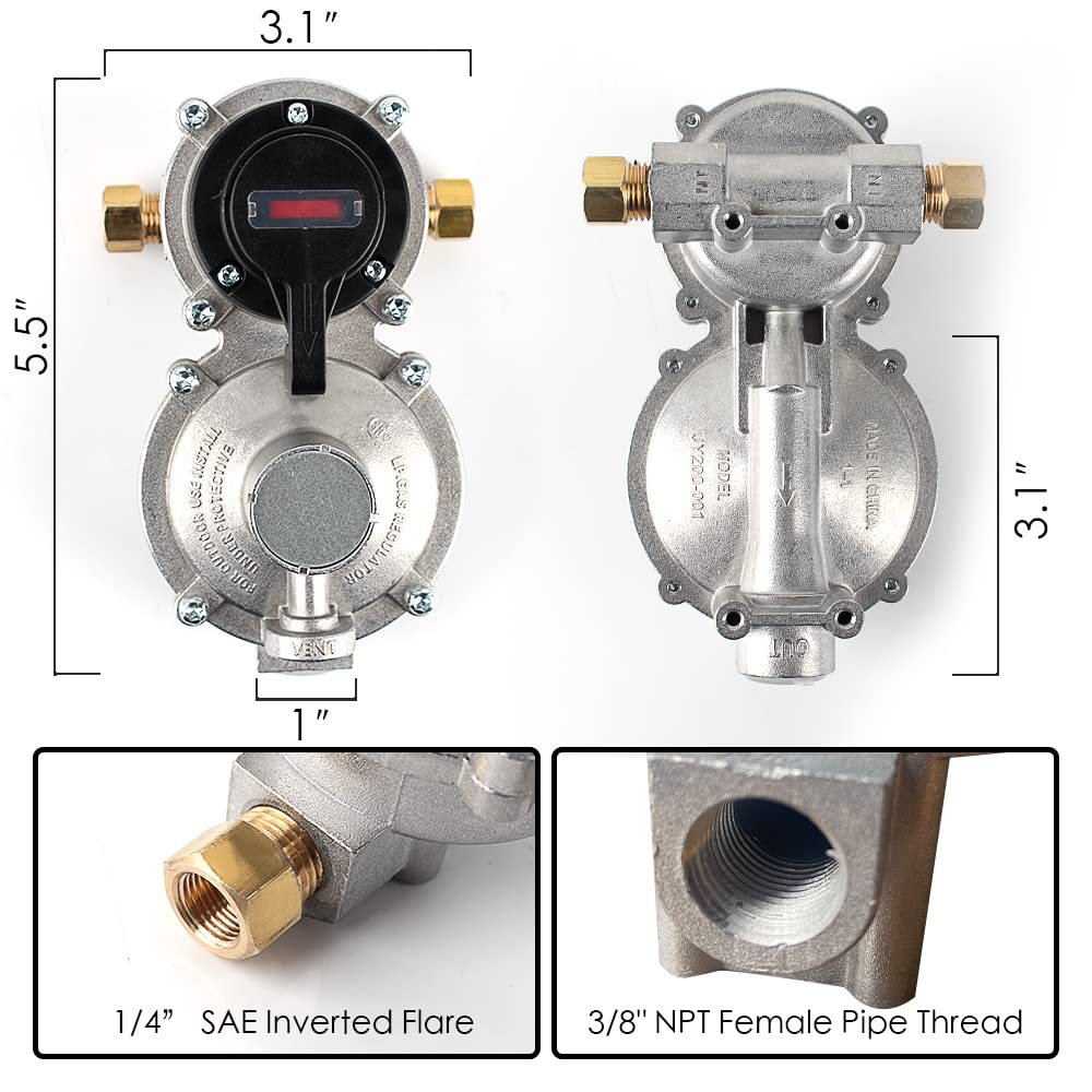 2-Pack 2-Stage Auto Changeover - Home Cooking Gas recension och pris