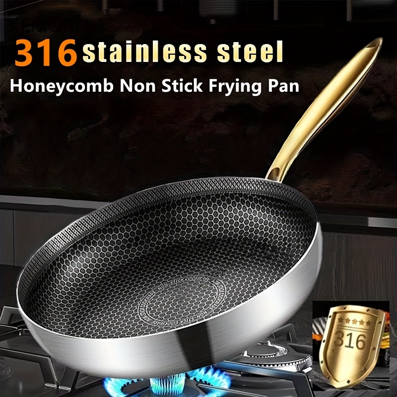 316 Stainless Steel Frying Pan - Home Cooking Cookbook recension och pris